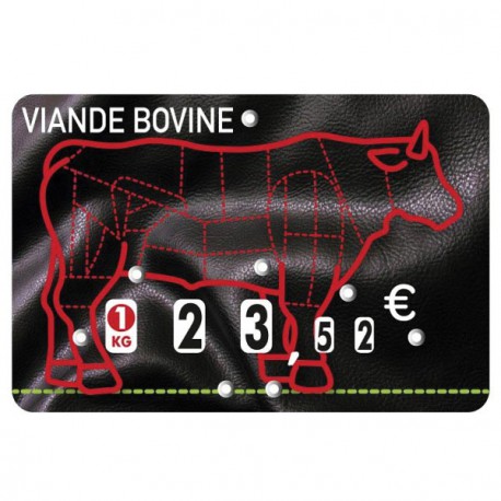 Étiquette Presto " Viande Bovine "