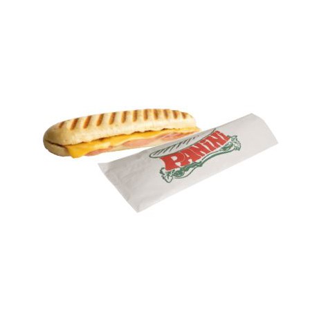 Sac kraft blanc panini