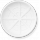Plateaux Bagasse ronds - Blanc Ø 279 x Ht.38 mm