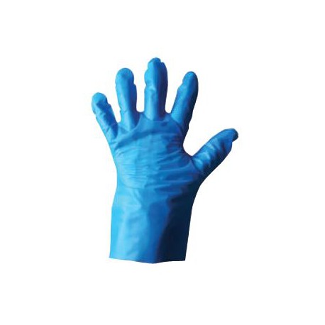 Boite distributrice de 200 gants TPE bleu ambidextre, non poudrés