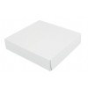 Boîte pâtissière - carton blanc -Hauteur 8 cm